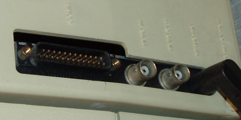 Connectors on a VT100 terminal