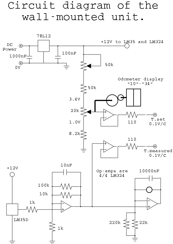 Circuit Diagram of the wall-mounted unit